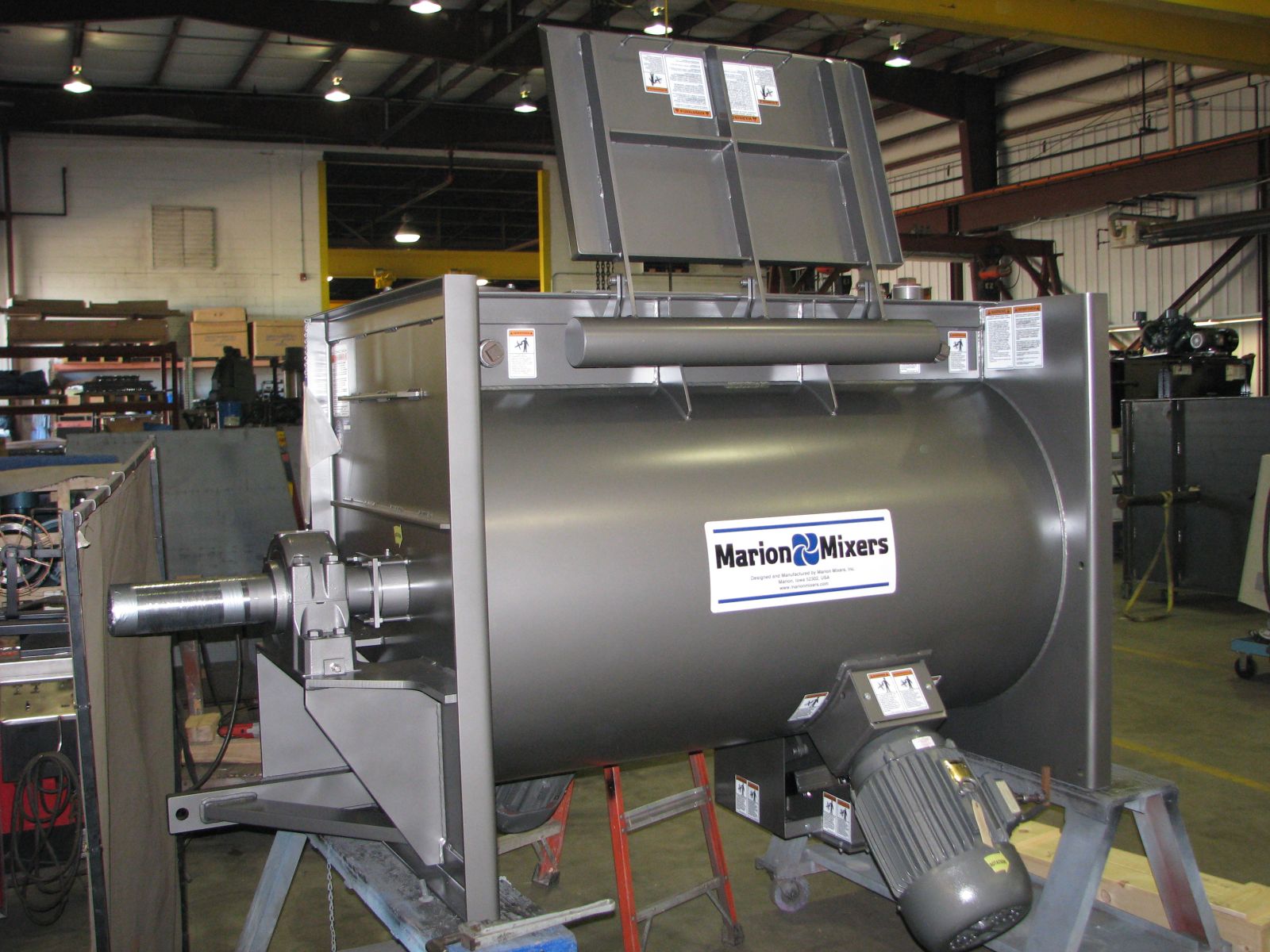 Marion industrial mixer shown on the Dry Solids Process & Packaging website